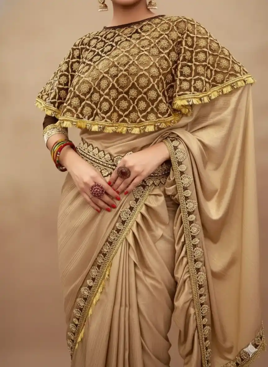 cape style blouse