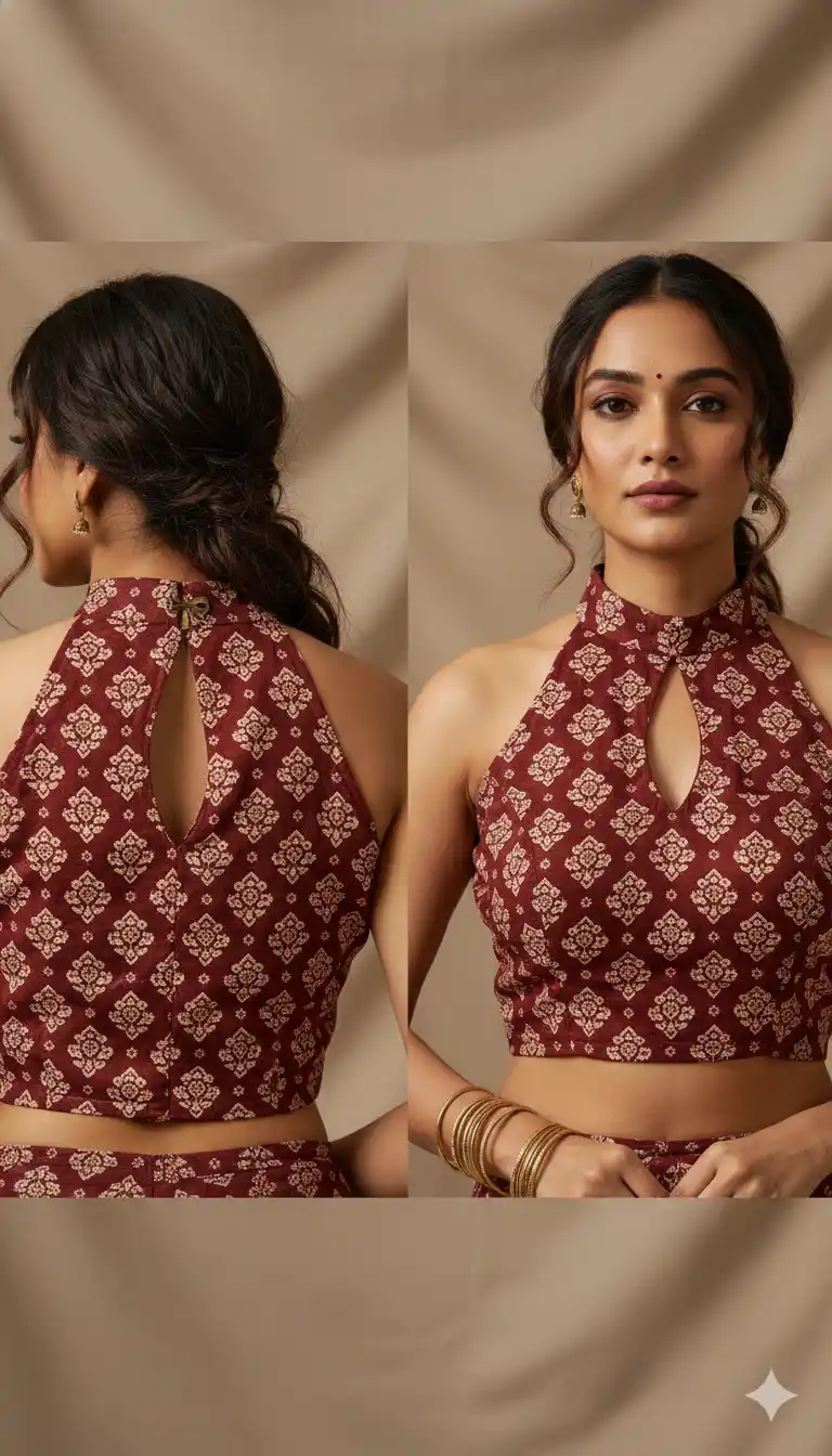 halter style blouse